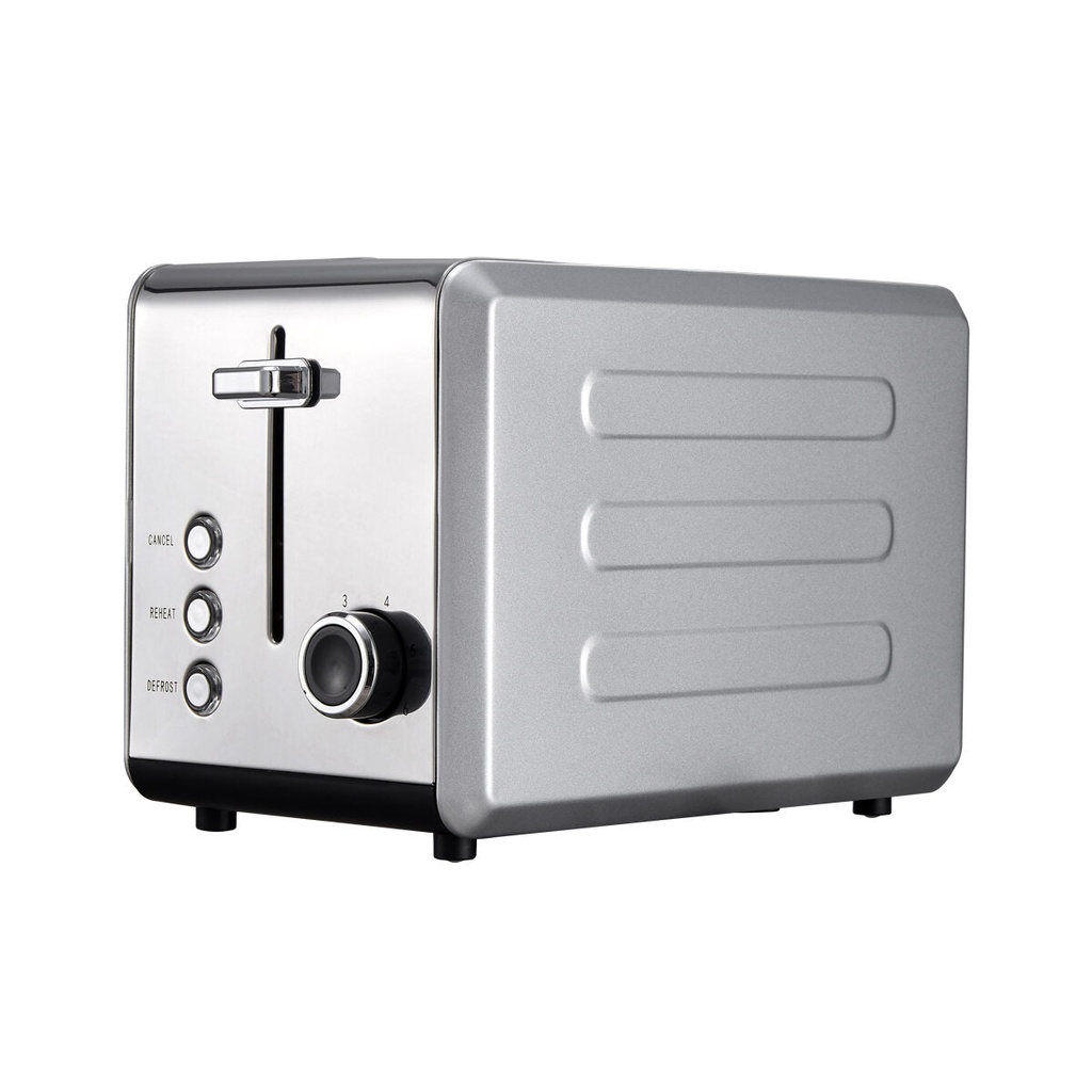 [EM ELTS1 Silver] EMBLEME EM ELTS1 Electric Bread Toaster,  محمصة خبز امبليوم (Silver)