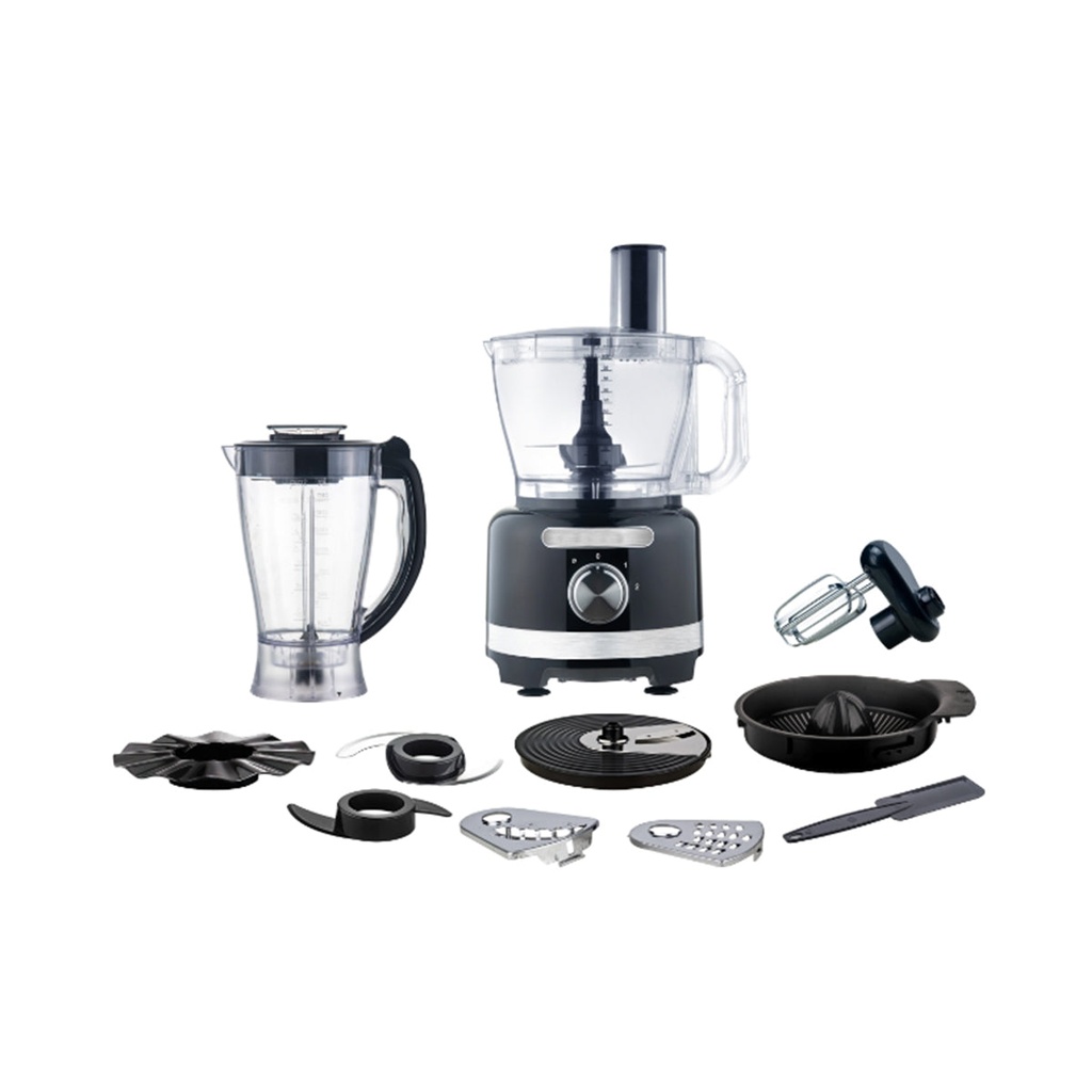 [EM-FP10 Black] EMBLEME EM-FP10 Food Processor 1000W,  محضرة طعام امبليوم (Black)