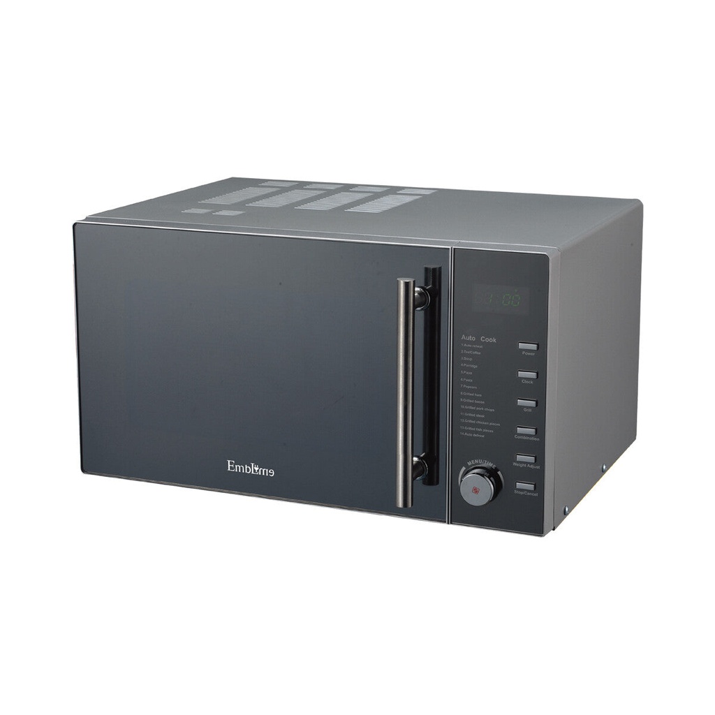 [EM-25SLG] EMBLEME EM-25SLG Microwave Oven 25 L, Black مايكروويف امبليوم