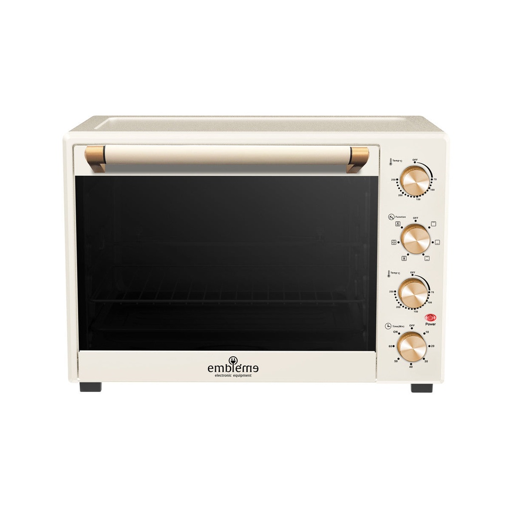 [OV60W] EMBLEME OV60W Microwave Oven 60 L, White فرن امبليوم