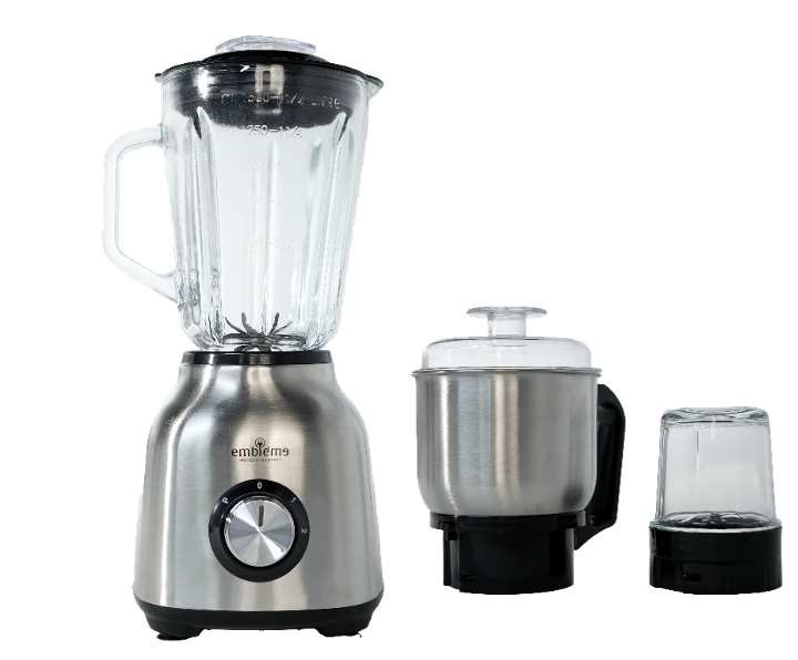 [EM-B15S] 3-in-1 Stainless Steel Blender – 600W