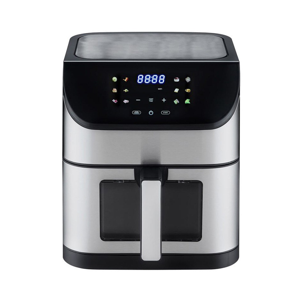 [EMYIW1] EMBLEME EMYIW1 Digital Air Fryer 8 L, Silver قلاية هوائية امبليوم