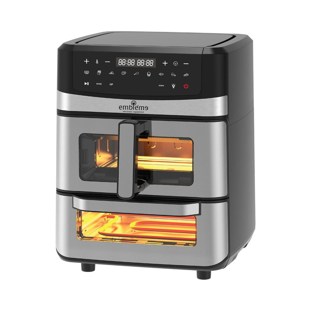 [EM AFPOV25] EMBLEME EM AFPOV25 Air Fryer with Oven, Black قلاية هوائية امبليوم