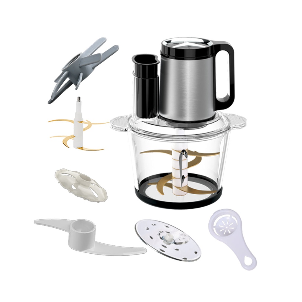 [EM-CH3G] EMBLEME EM CH3G Overheat Protection Food Processor, 500W محضرة طعام امبليوم
