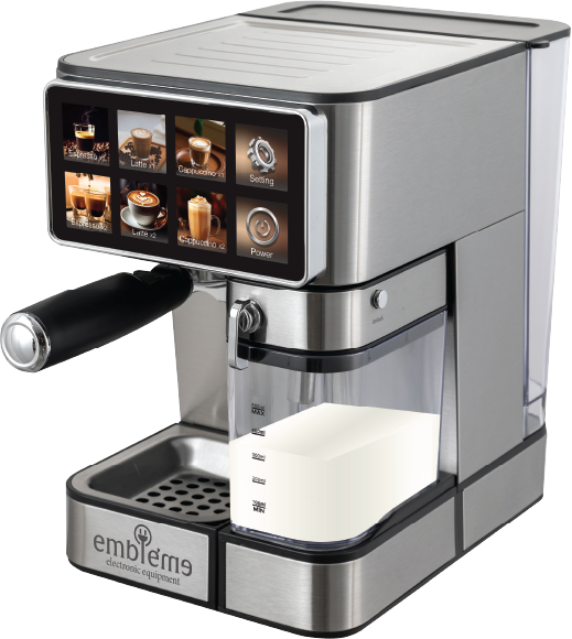 [EM-CM25ND] Espresso Coffee Machine with Automatic Milk Frothing 1350W