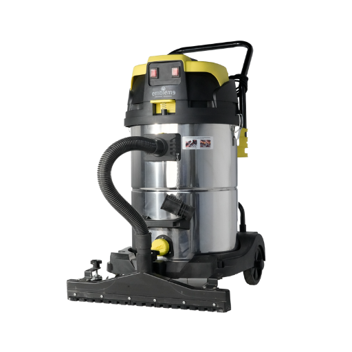 [EM 70L Vacuum] Industrial Vacuum Cleaner, 70 Liters, with Multiple Accessories