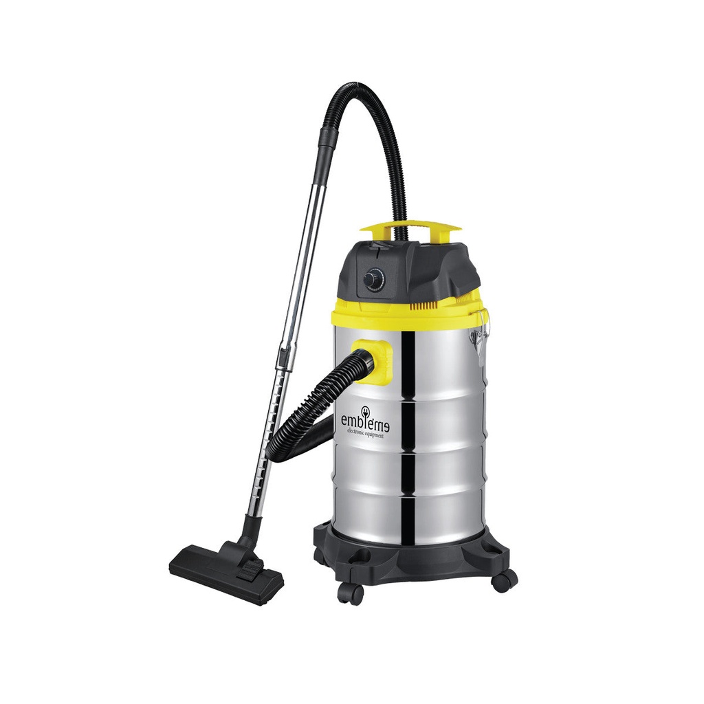 [EM SVCY25] EMBLEME EM SVCY25 Drum Vacuum, Silver مكنسة كهربائية امبليوم