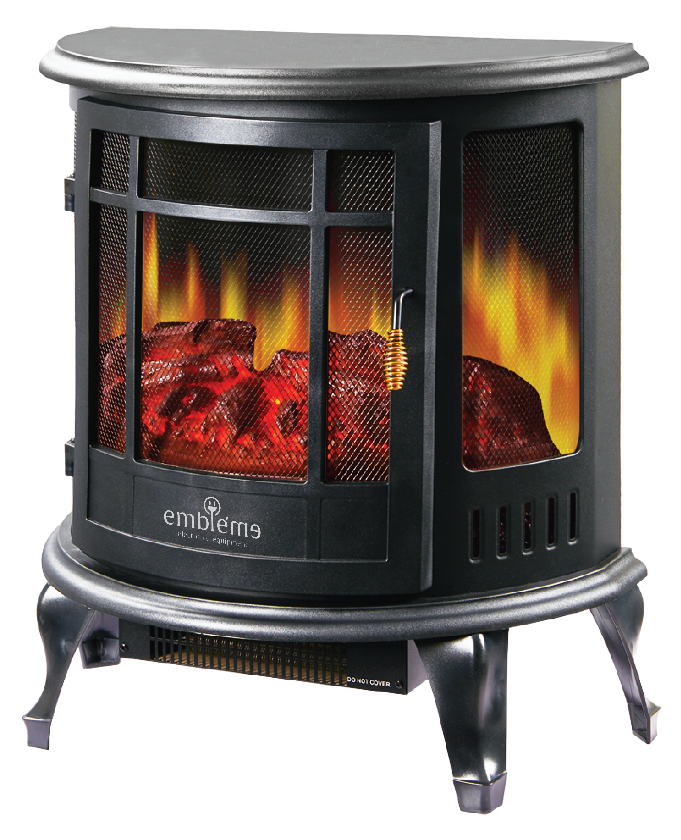 [EM FPMV3] Electric Fireplace Heater with Flame Effect