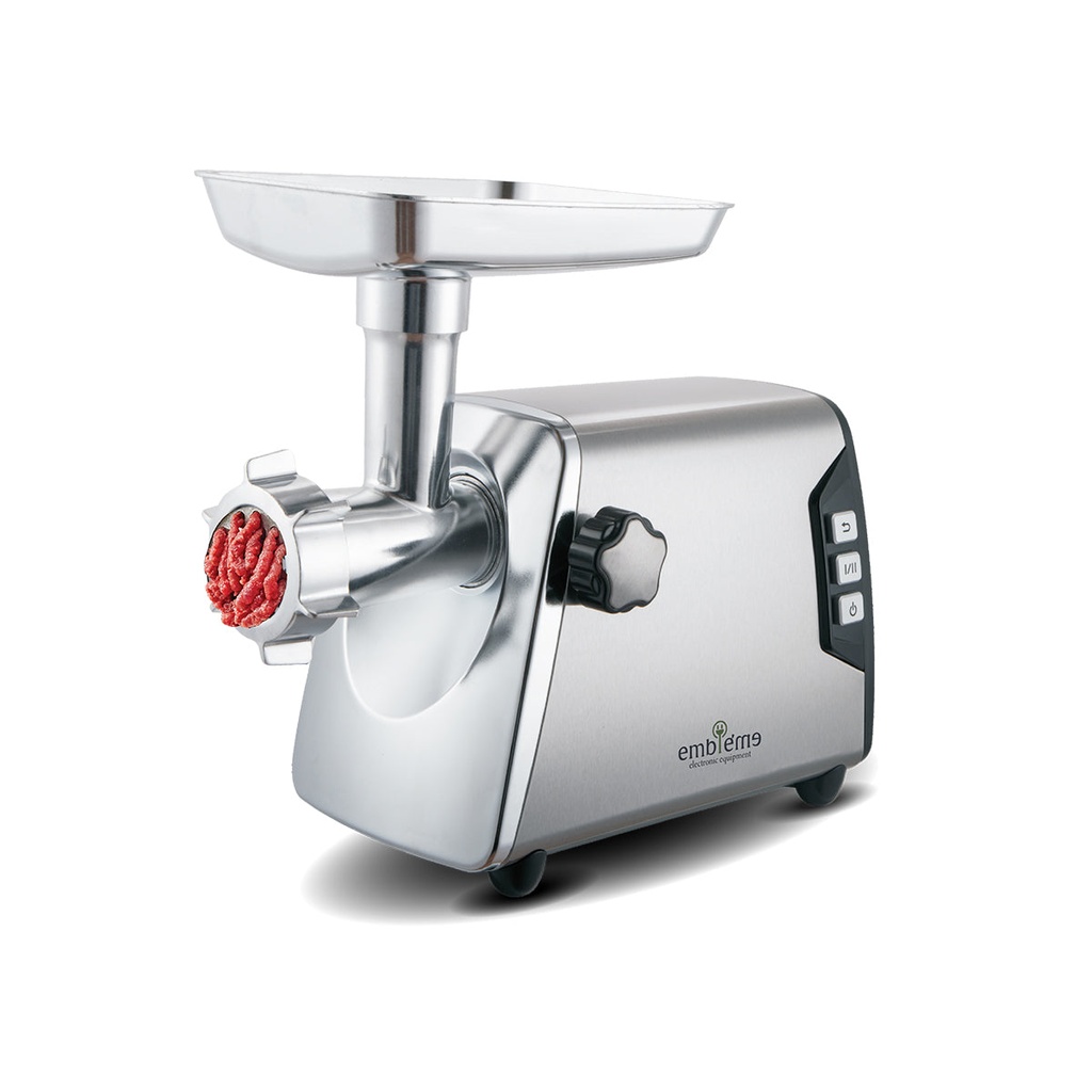 [EM M202] EMBLEME EM M202 Meat Grinder 2000 Watts, SIlver مفرمة امبليوم