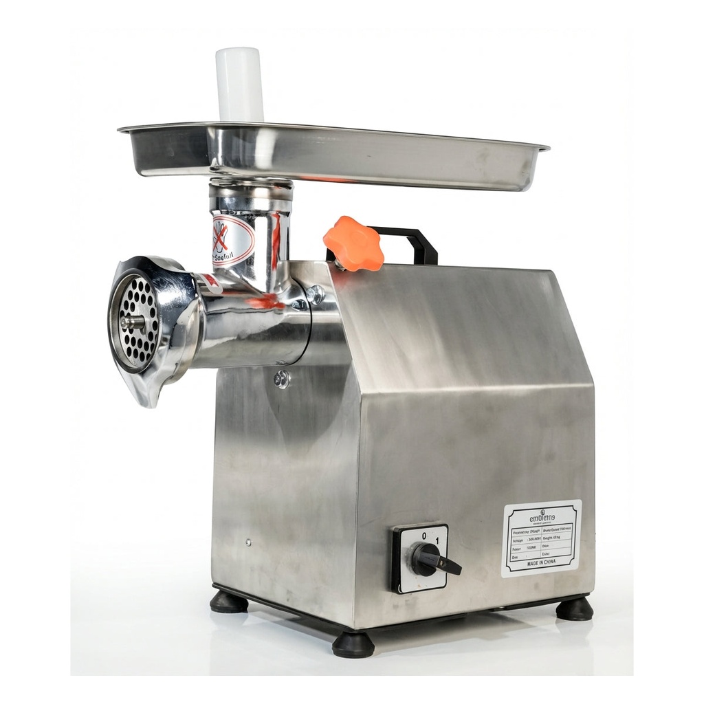[EM12SS] EMBLEME EM12SS Industrial Meat Grinder, 900 Watts مفرمة امبليوم