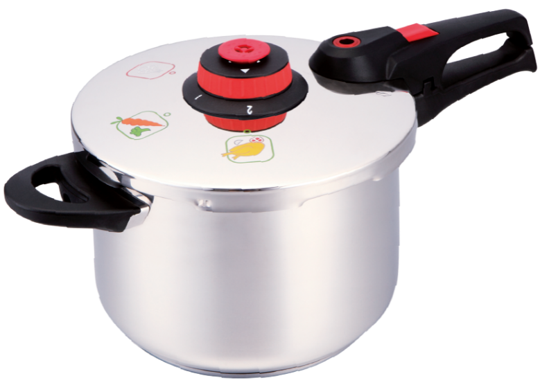 [EM PC9A] Stainless Steel Pressure Cooker – 9L – Dual Safety System