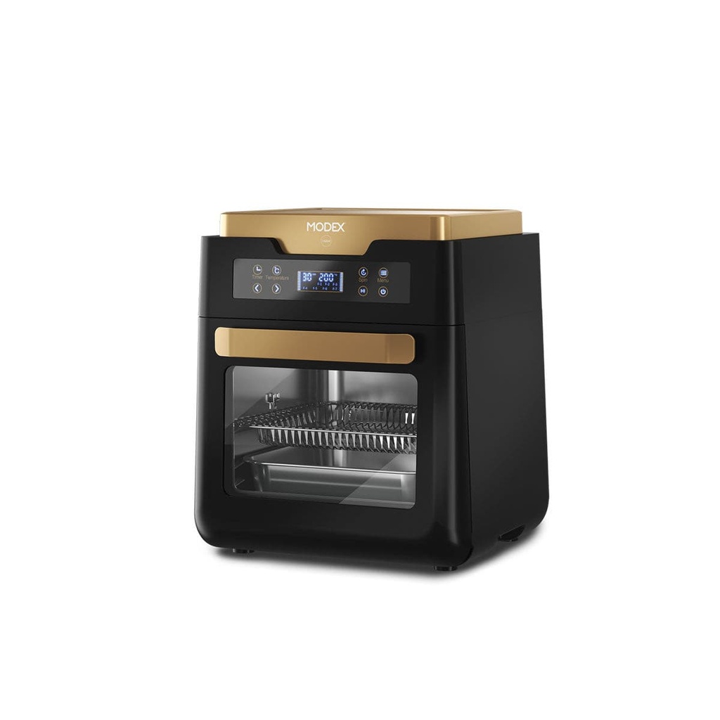[AF1012 BLACK] Air Fryer Modex Digital 12L (Black)
