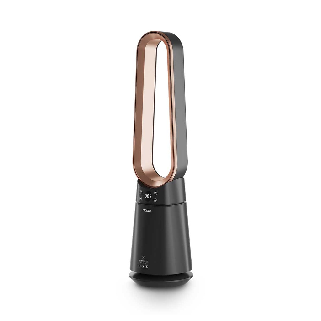 [FA924 BLACK] Bladeless Fan 36W,  مروحة بدون ريش (Black)