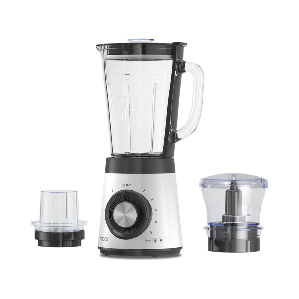 [BL785] Blender Powerful 500W Long-Life Motor,  خلاط مودكس أبيض