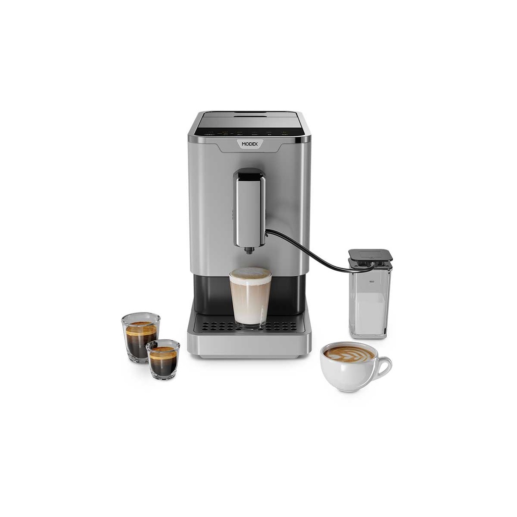 [ES5000] Espresso Machine Intuitive touch Control Panel, Gray آلة صنع الإسبريسو مع لوحة تحكم تعمل باللمس سهلة الاستخدام، مودكس