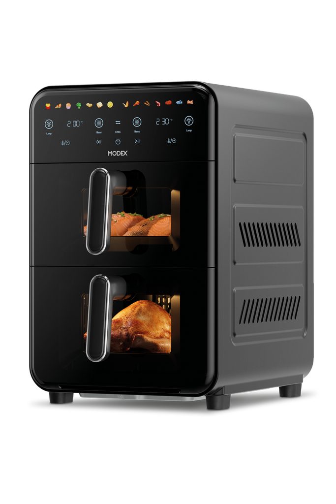 [AF9750] AIR FRYER DOUBLE BASKET 14L DIGITAL DISPLAY 2400W