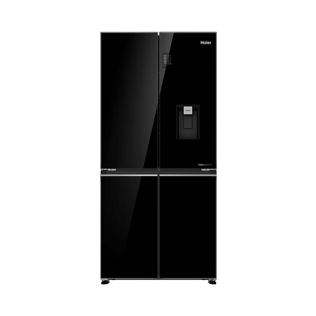 [HRF-536BG] 4-Door Refrigerator, Black ثلاجة هاير