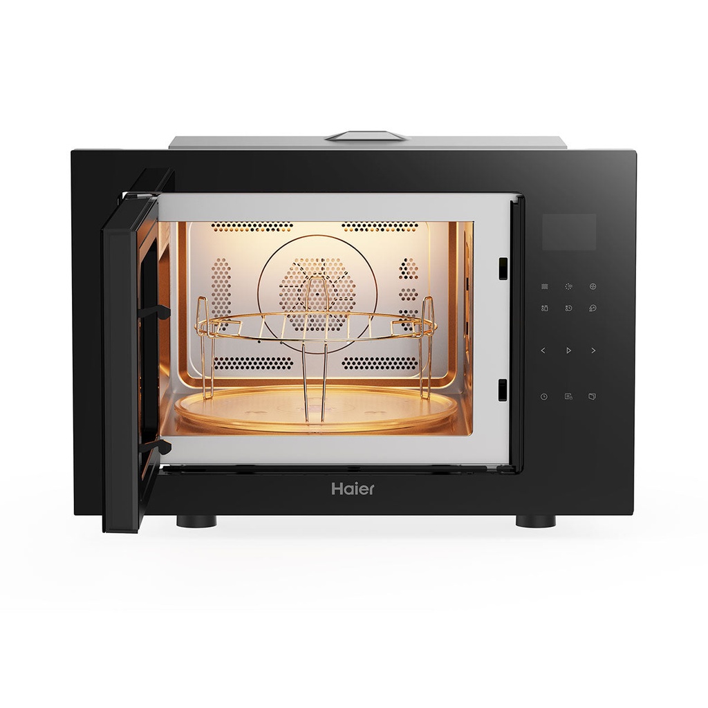 [HBMW34LCB] Built-in Microwave 34 L, Black مايكروويف هاير