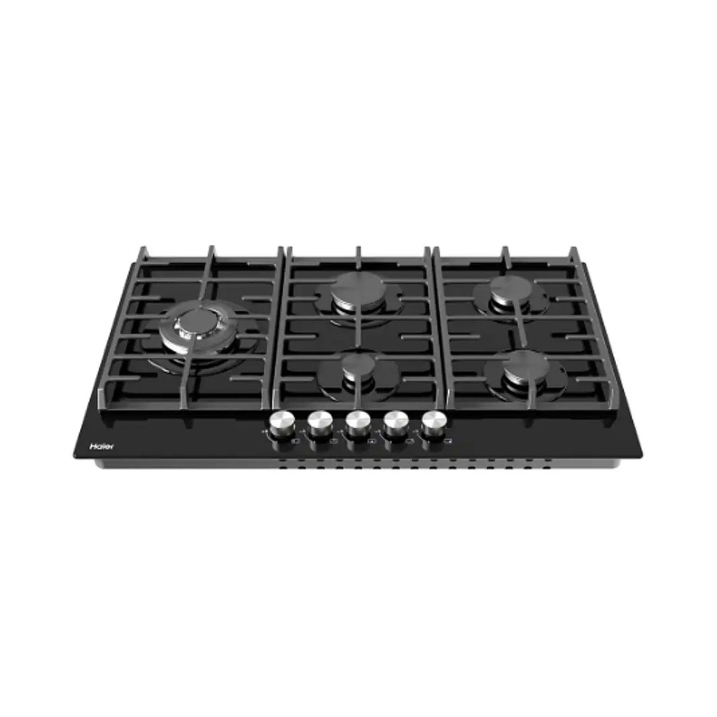 [HOB-G95CST2B] Five Hairy Gas Cooker Burners, Black طباخ غازي 5 مشاعل هاير
