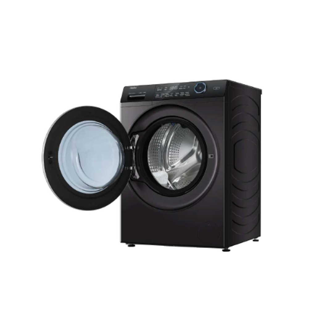 [HWD100-B14979S8U1] Front Loading 10.5/6kg, Dark Silver غسالة هاير