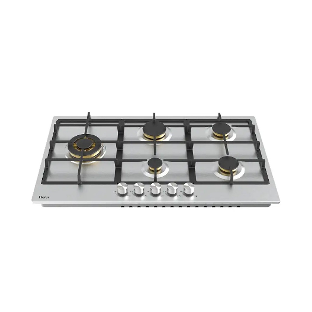 [HOB-M95CST2X] ‫‪Ghazi Compact 5 Burner, Silver طباخ غازي 5 مشاعل هاير