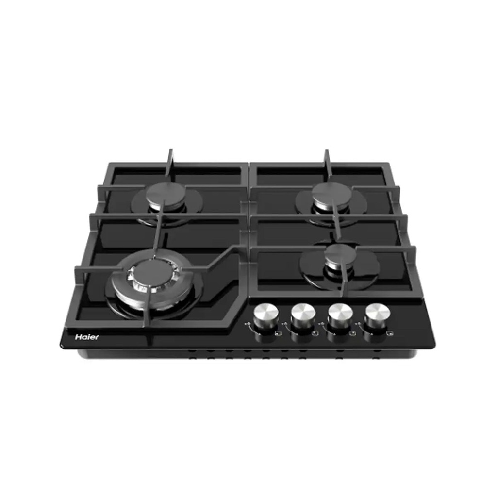 [HOB-G64CST2B] Hairy Gas Cooker 4 Burners, Black طباخ مدمج 4 مشاعل هاير