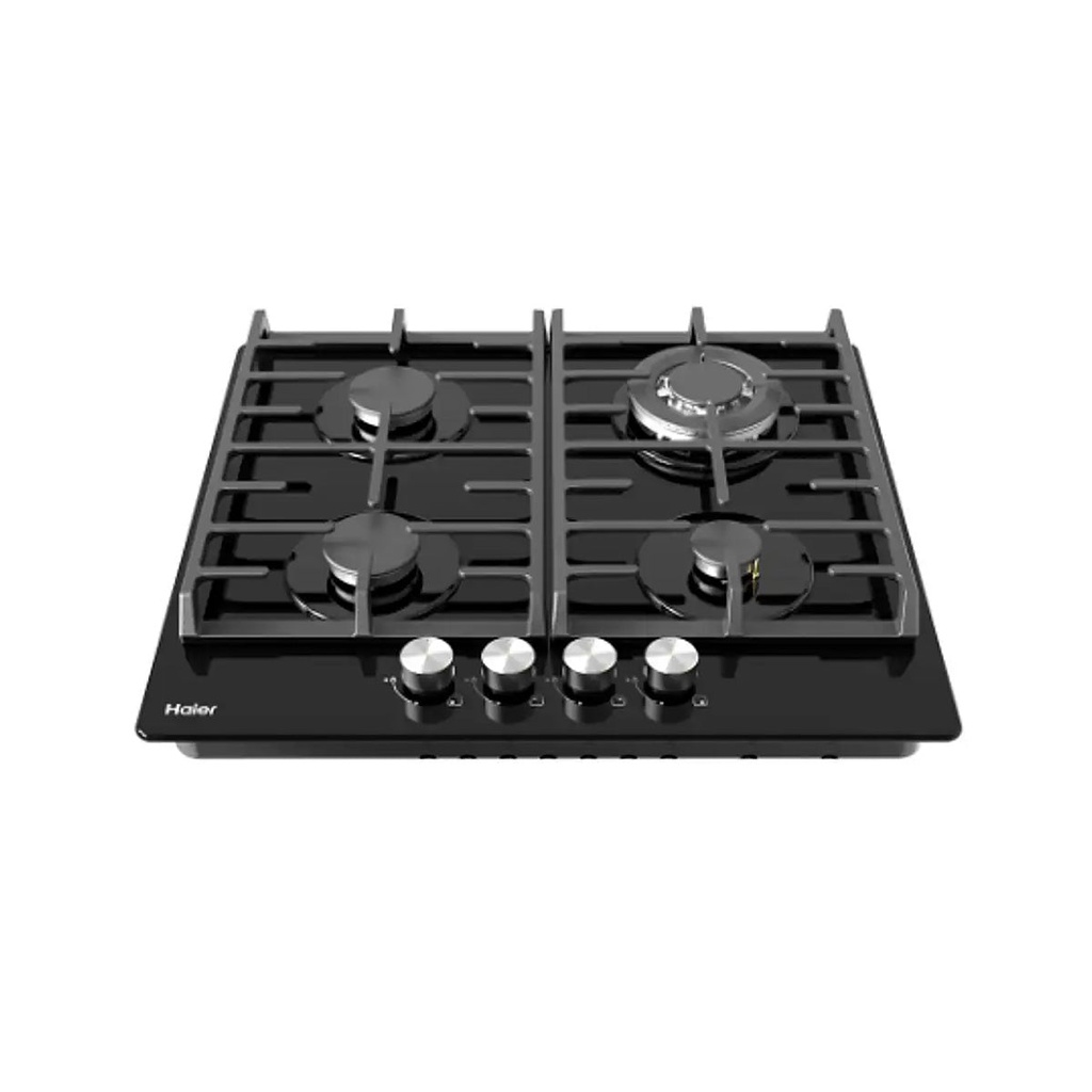 [HOB-G64CST4B] Hairy Gas Cooker 4 Burners, Black طباخ مدمج 4 مشاعل هاير