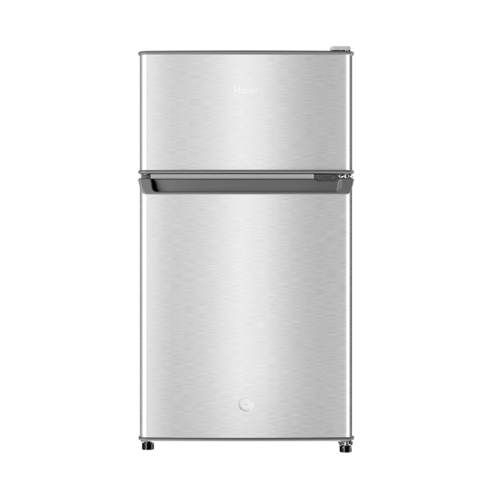 [HRD-125FNFMSLUK3(IQ)] Top Freezer Refrigerator, Silver ثلاجة هاير
