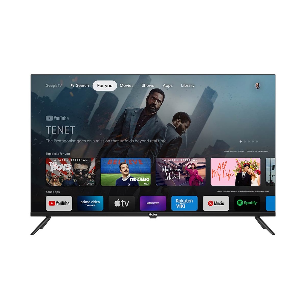 [H55K85FUX] 4K HDR Smart TV, 55-Inch شاشة سمارت حجم 55 هاير