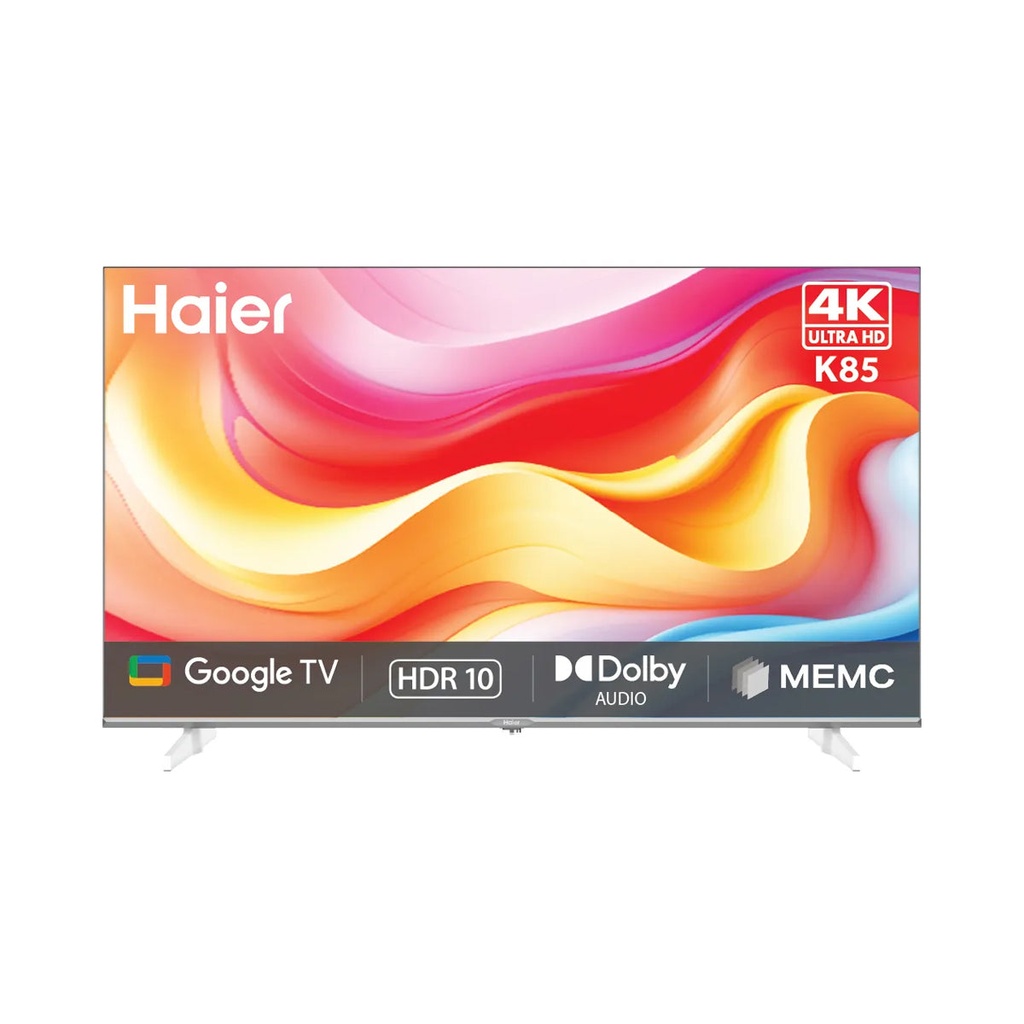 [H65K85FUX] 4K Ultra HD Smart Google TV 2025, 65-Inch شاشة حجم 65 هاير