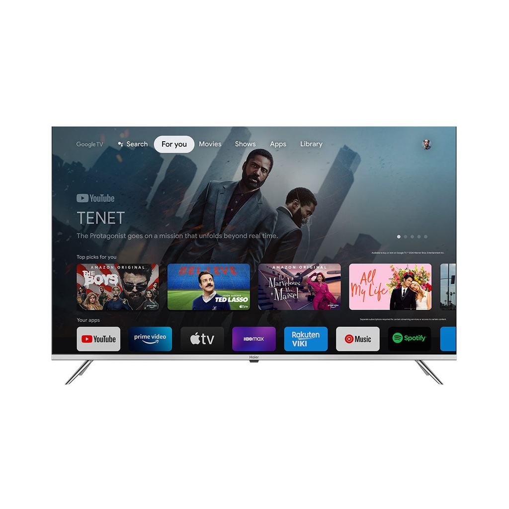 [H50P751UX] 50-Inch Smart 4K QLED 60Hz شاشة هاير سمارت