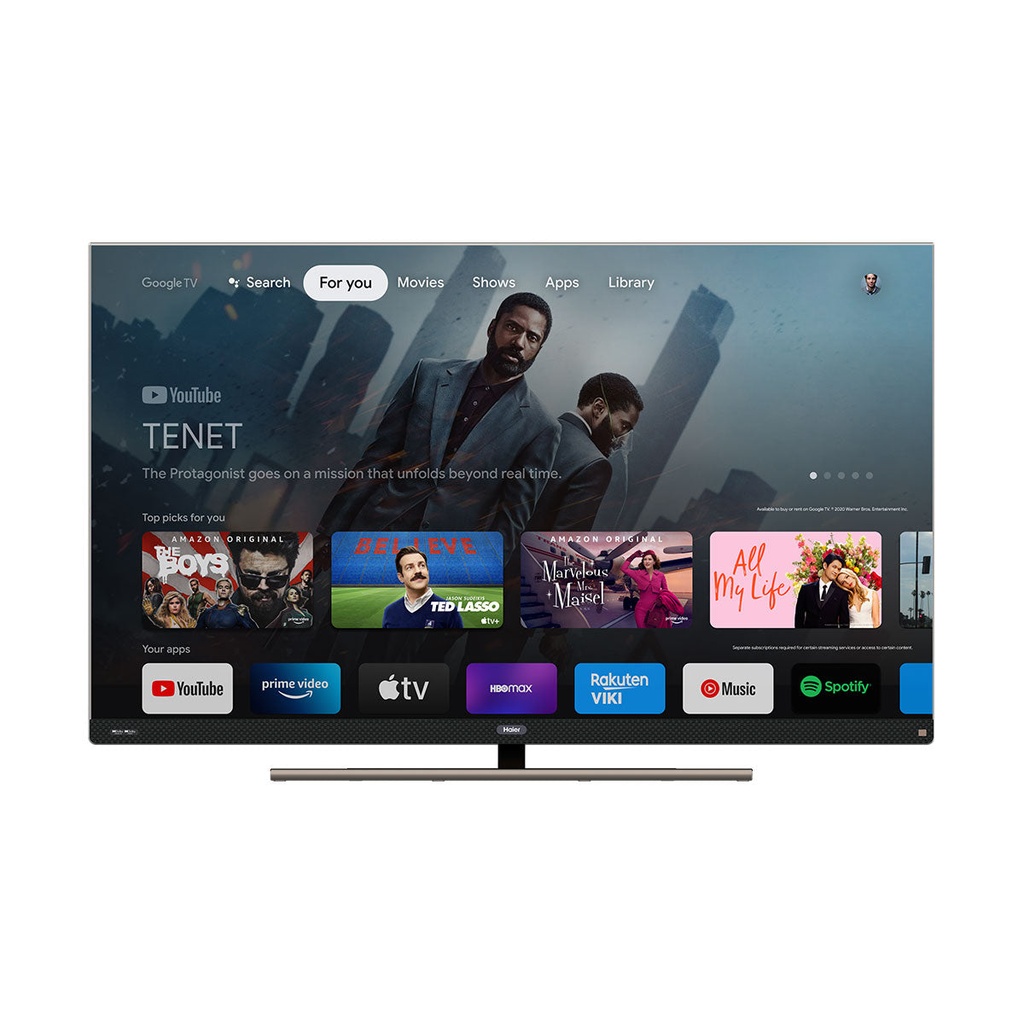 [H55S900UX] 55-Inch  Smart 4K QLED 120Hz شاشة هاير الذكية حجم 55