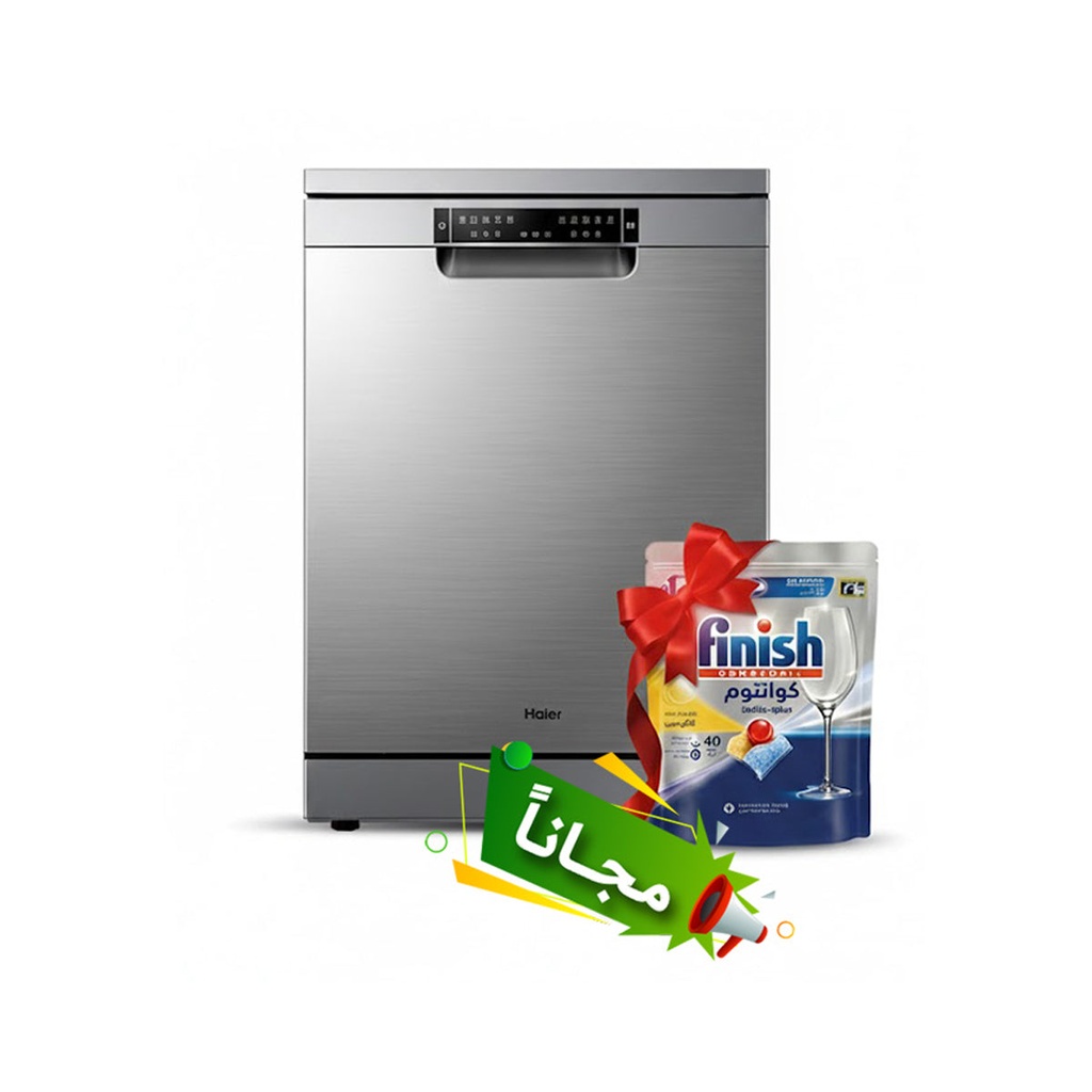 [HDWE15-38SC3IQ] Dish Washing Machine +  غسالة أطباق هاير