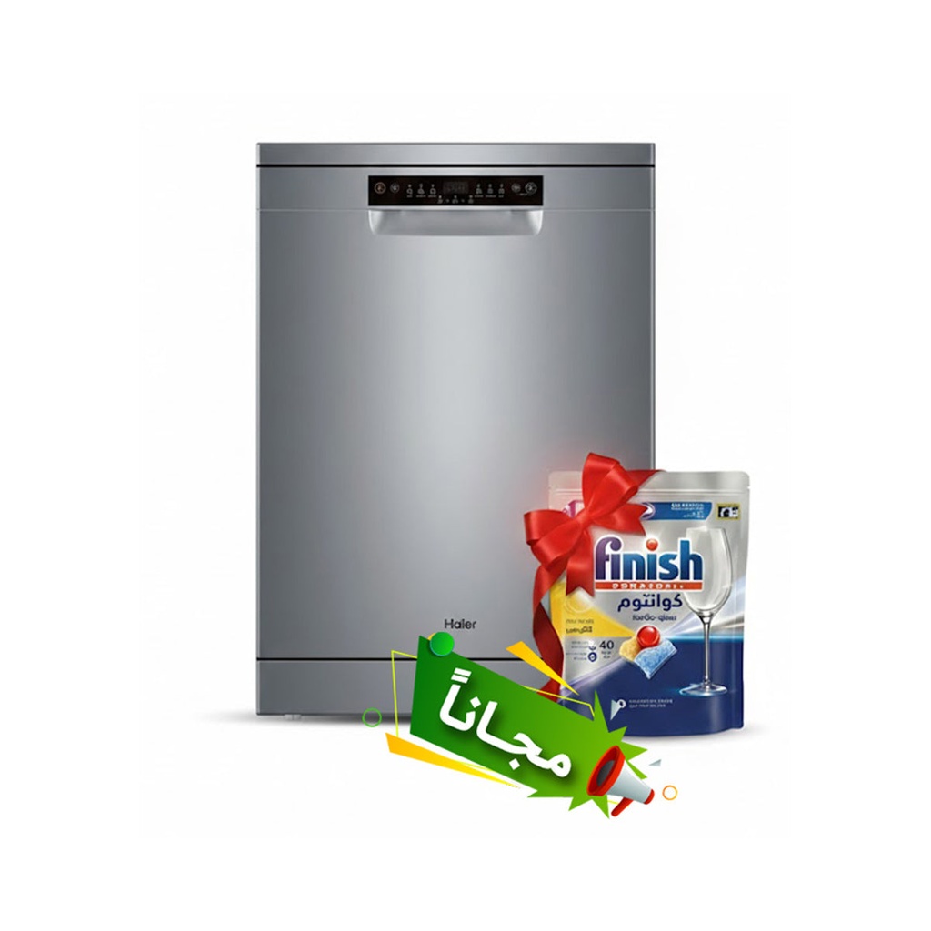 [HDWE13-38CS1IQ] Dish Washing Machine +  غسالة أطباق هاير