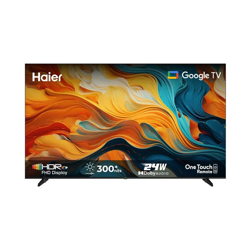 [H43K85FFX] DLED FHD Google TV, 43-Inch  شاشة  حجم 43 هاير