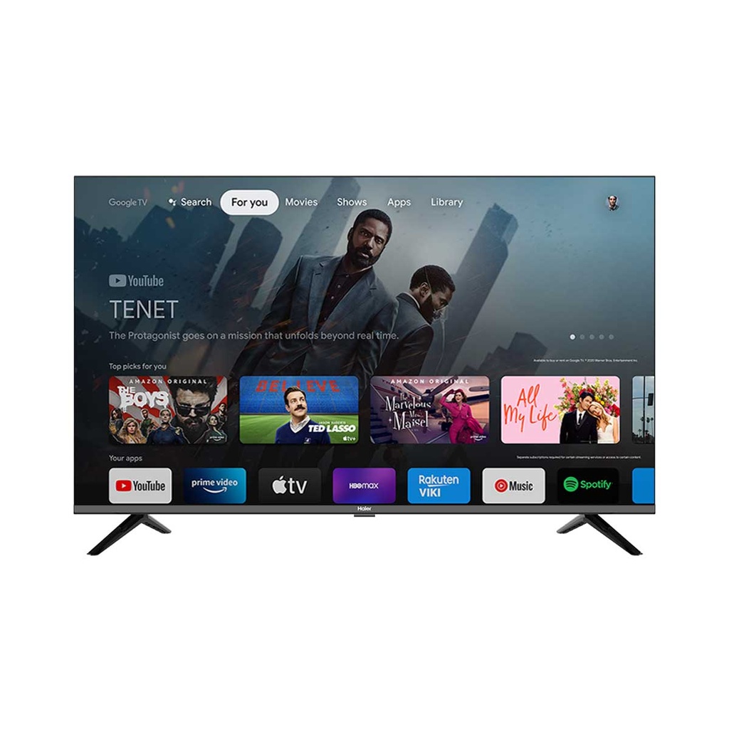 [H43K702FG] FHD Google Android 60Hz Smart TV, 43-Inch شاشة حجم 43 هاير
