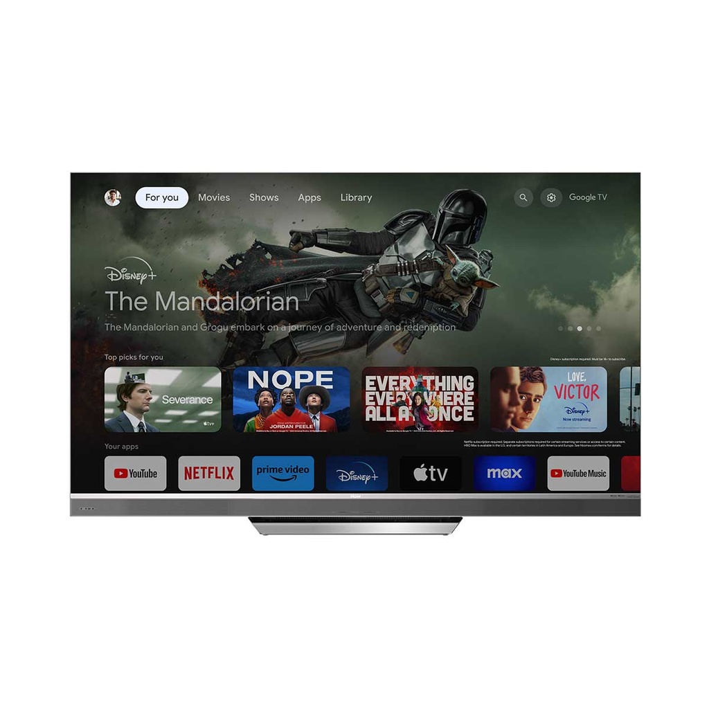 [H75M95EUX] Mini LED 144Hz with Hands Free Voice Control, 75-Inch  شاشة هاير حجم 75