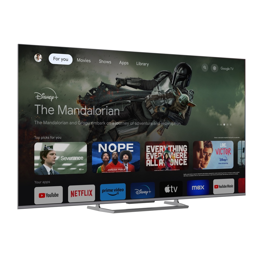 [H55S90EUX] S90 Google Series QLED Smart Television, 55-Inch شاشة هاير حجم 55
