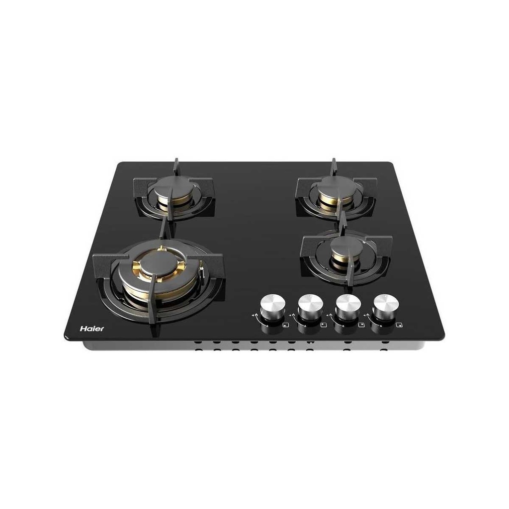 [HOB-640D1TSFB] طباخ غازي مدمج 4 مشاعل من هاير Built-In Gas Hob