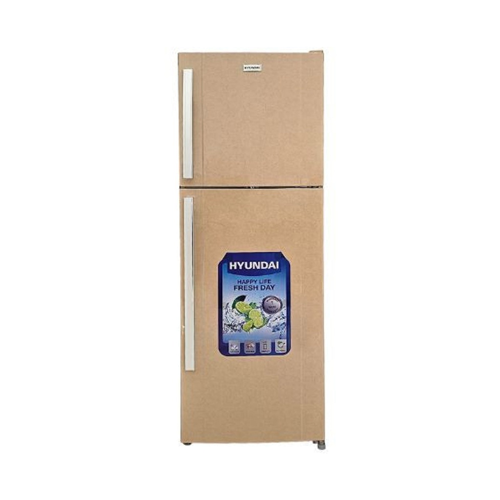 [HBM-2200-Golden] Double Door Refrigerator - 22ft (Golden)