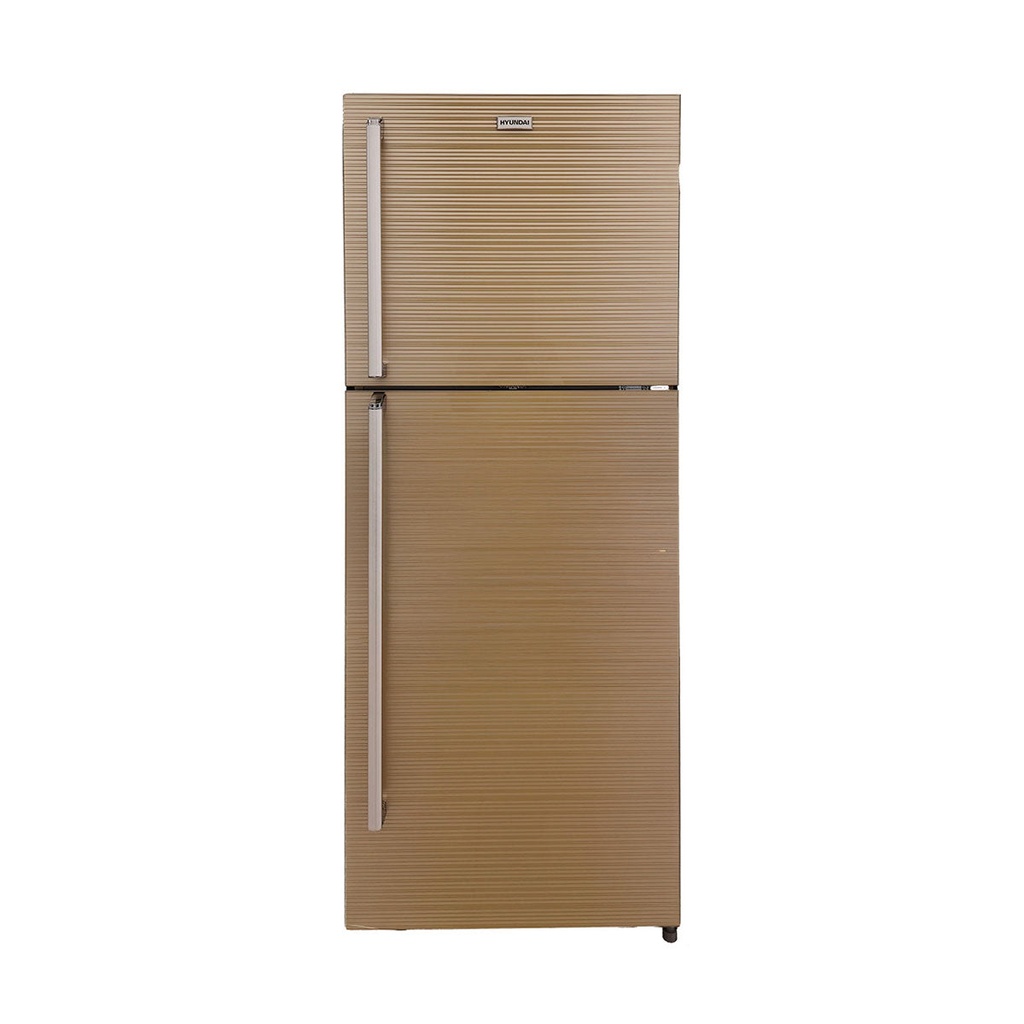 [HBM-2400G-GOLDEN] Double Glass Door Refrigerator (Golden)