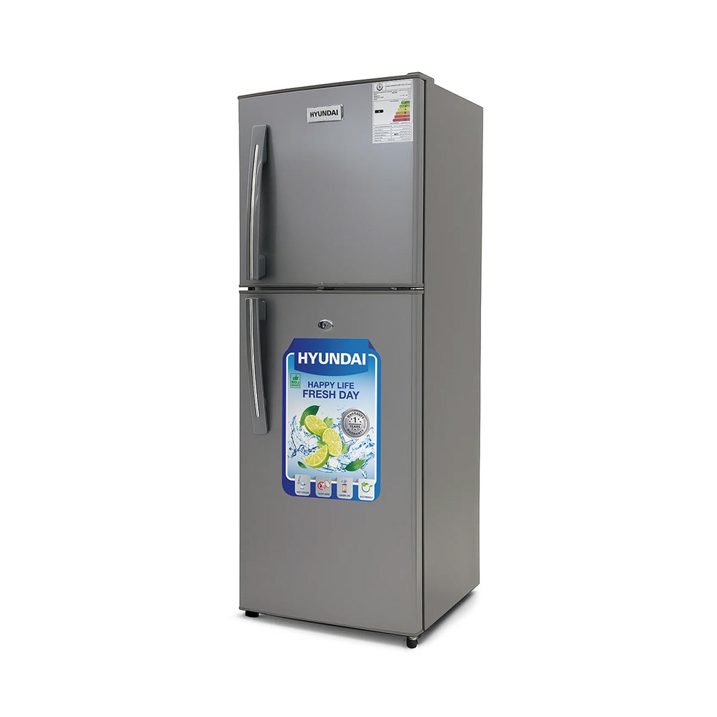 [HBM-800RF-SILVER] Double Door Refrigerator,  ثلاجة هونداي (Silver)