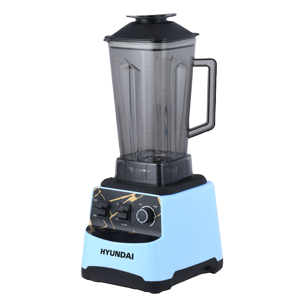 [HBM-8066BP-BLUE] Blender 3500W, خلاط  2.5 لتر هيونداي (Blue)