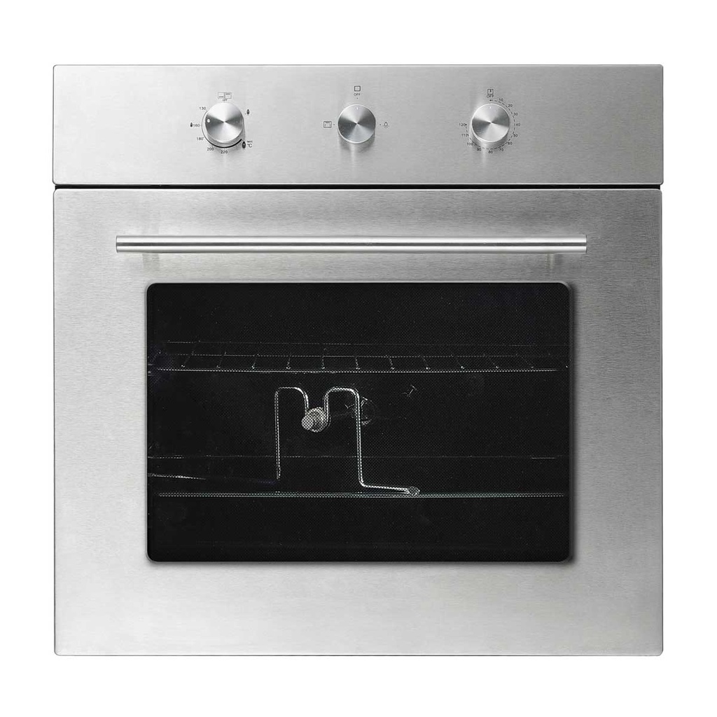 [HBM-70EG-Silver] Built-In Electric Gas Oven, 60x60 cm فرن بلتن هونداي