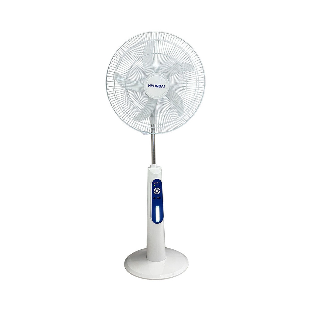 [HBM-16R] Stand Fan, White مروحة عامودية هونداي