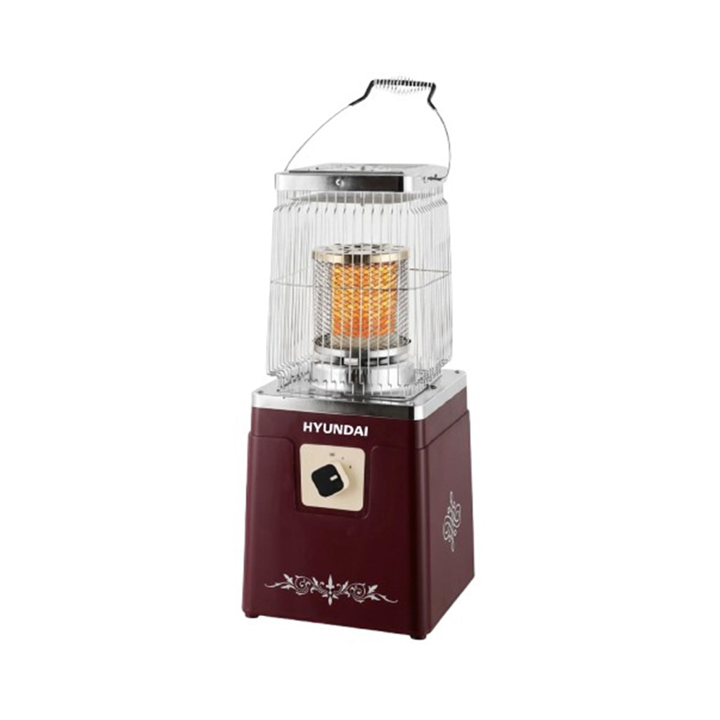 [HBM-200F] Circular Electric Heater 1500W, Walnut مدفئة كهربائية هيونداي