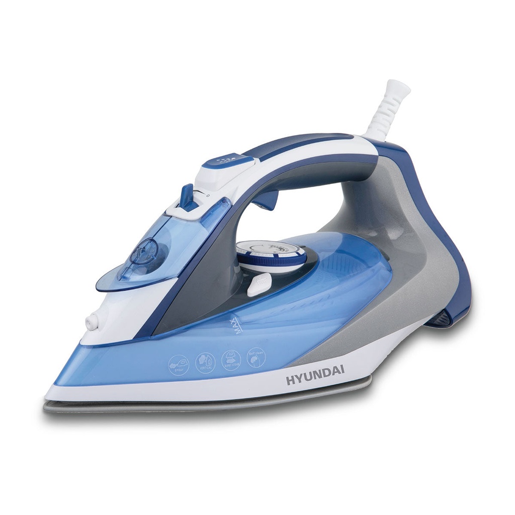 [HBM-616] Steam Iron 2600W, Blue مكوى هيونداي