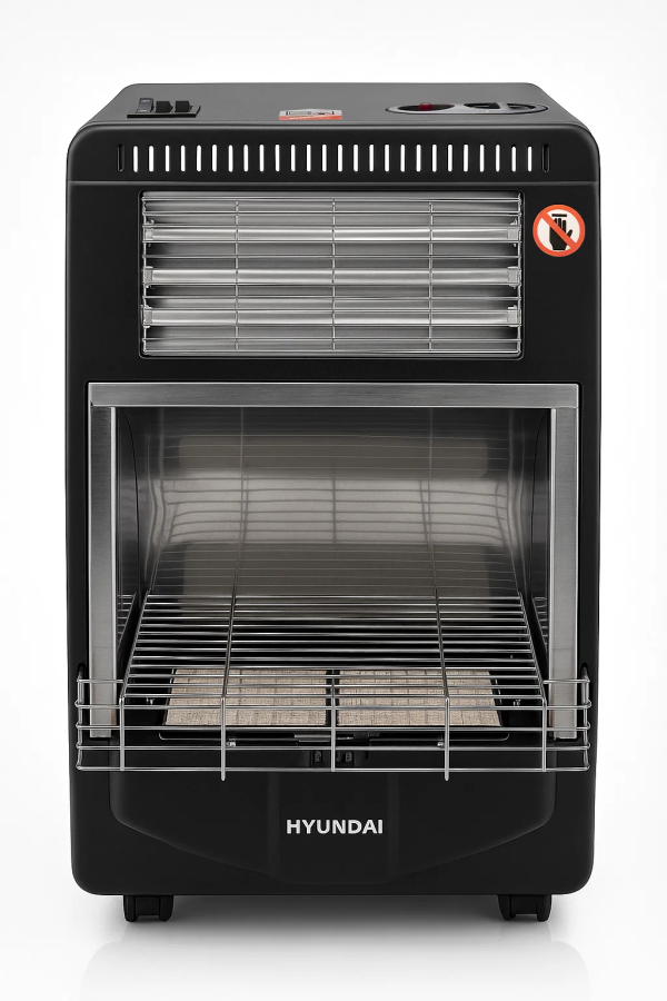 [HBM-LI638Q] electric gas heater-Black, 1200W