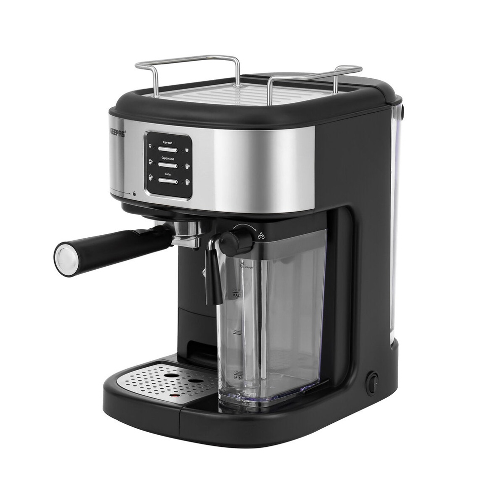 [GCM1215SA] Espresso and Cappuccino Coffee Machine, Black