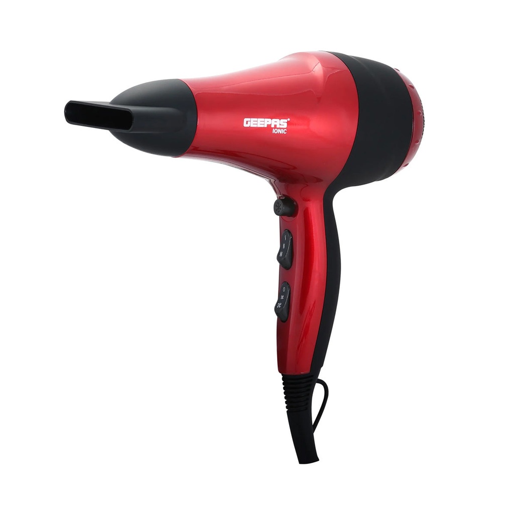 [GHD86018] Hair Dryer, Red شسوار كهربائي جيباس